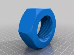 Hex Nuts for Double Start Threaded Bolt 