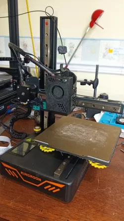 Kingroon kp3s. Adapter for installing a rail on the axis Z