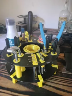 modular tool caddy for printer spools