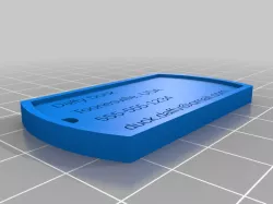 My Customized Dog Tags (Parametric and )