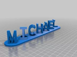 My Customized Dual Letter Blocks Illusion Customizer