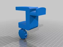 My Customized Headphone Clamp, Mount - parametric and