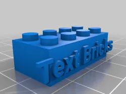 My Customized LEGO compatible Text Bricks