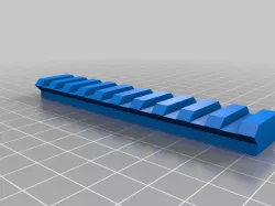 My Customized Picatinny (MIL-STD-1913) rail generator