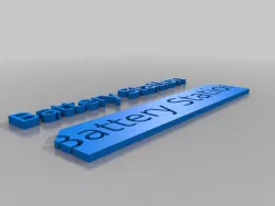My Customized Rigid tool box labels