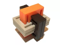 Nestor - Interlocking puzzle by Alfons Eyckmans