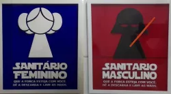 Placa Banheiro Star Wars