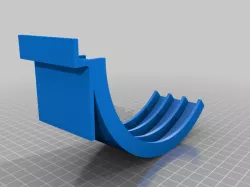 Slatwall Holder for 7" Reflector Dish Grids