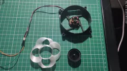 Toroidal cooling fan 80mm propeler