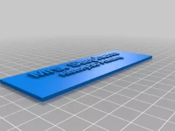 wall name plate