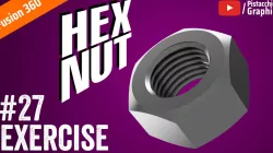 #27 Hex Nut M36 | Fusion Wednesday | Pistacchio Graphic