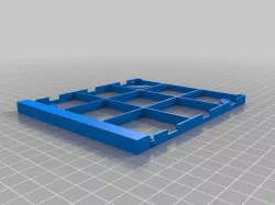 3 x 3 CD case organizer
