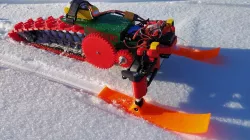 3D Printed Open Source RC Snowmobile V2
