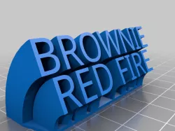 Brownie Red Fire