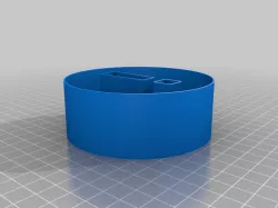 Disk with an exclamation point, nestable box (v1)