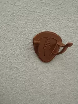 Guitar hero hanger with back