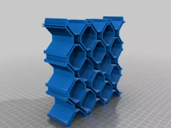 interlocking Miniature Paint Holder Pro acryl / Kimera / Vallejo