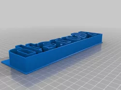 Kenneth Text Cookie Cutter