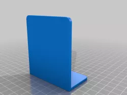 L bracket with holes for desktop pull-out panel