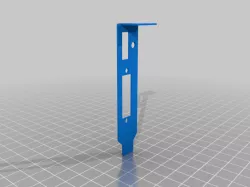 Low Profile PCIE Bracket for Gigabyte GT 1030 (QNAP TS-473A)