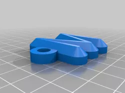 M keychain