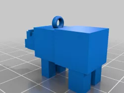 minecraft polar bear earrings 