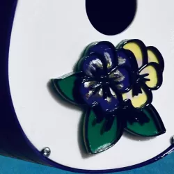 Multi-layer multi-color pansy flowers