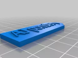 My Customized Customized Simple Name Fob