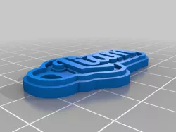 My Customized Multiline Tag or Keychain