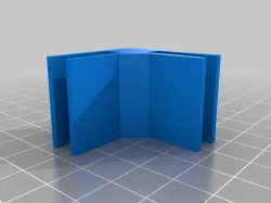 My Customized Parametric Mini Modular Framing System - Corner Block and Rail