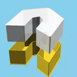 Node JS Logo, nestable box (v1)
