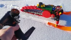 Open Source 3D Printed RC Snowmobile V2