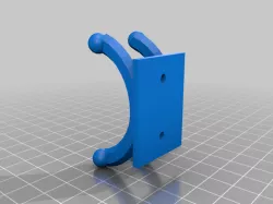 Runner guide / clip for sliding wardrobe doors