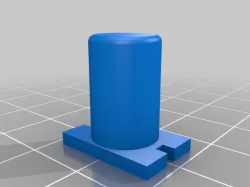 Saitek Rudder Pedal Foot size button