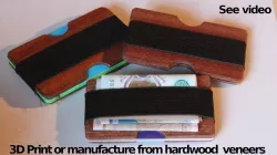 Slim EDC Credit Card Wallet with Money Clip