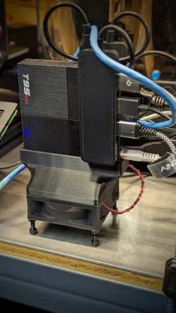 T95 Android Box Cooling Fan Stand