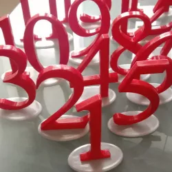 Table Numbers for Party Games