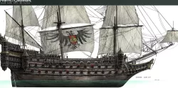 The Silent Mary before she was a ghost ship (Pirates of the Caribbean) 