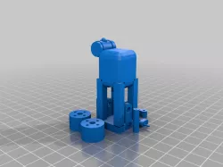 Tiny vertical piston stationary engine (Very Small)