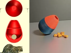 Tumbling Treats Egg (Cat Toy)