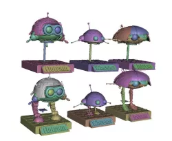 Updated Andy Valentine's Batteries Not Included Flying and Standing base
