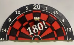 Wall mounted 180! Dart Holder