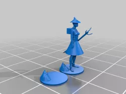 Witch with cat base (V1)