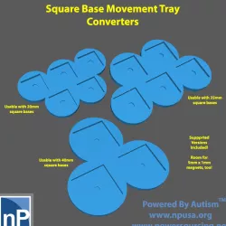 AOS Unit Trays / Square Base Converters