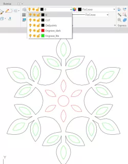 Autocad plugin for laser cut and engrave
