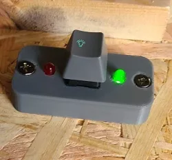 Buttonbox for computer remote start with led