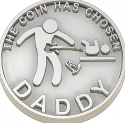 Diaper Duty Decider Coin