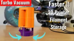DIY 3D Printer filament storage vacuum pump