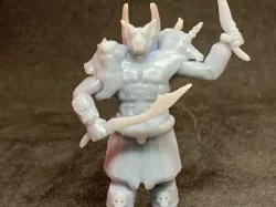 Dragonborn Fighter with scimitars