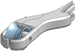 Ender Upper Filament Guide with Bearing